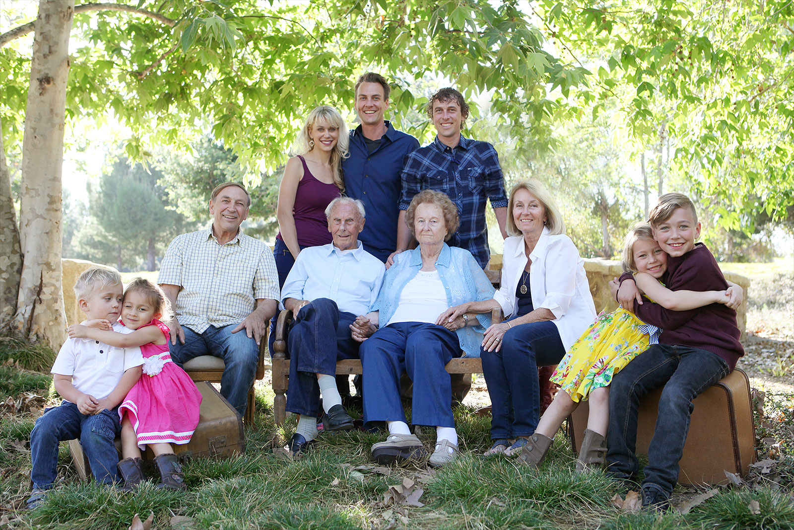 Three generations of the Fisk family